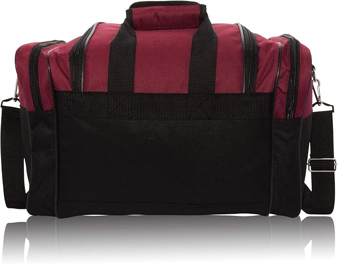 DALIX 17" Blank Duffle Bag Duffel Bag Travel Size Sports Durable Gym Bag - Image 4