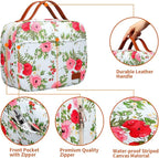 Hanging Travel Toiletry Bag, Large Capacity Cosmetic Travel Toiletry Organizer - Image 6