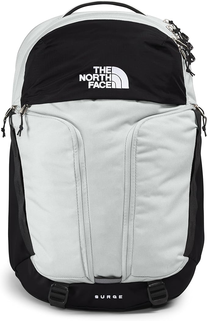 The North Face Surge Commuter Laptop Backpack, Tin Grey Dark Heather/TNF by THENORTHFACE