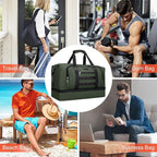 WITZMAN Travel Duffle Bags for Men Weekender Bags - Image 9