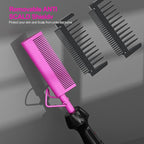 Dan Technology Mini Hot Pressing Comb 450℉ Dual Voltage Electric Straightener for Wigs and Natural Black Hair - Travel & Home Use
