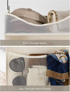 StorageWorks Hanging Closet Organizer, 3-Shelf Hanging Closet Shelves - Image 4