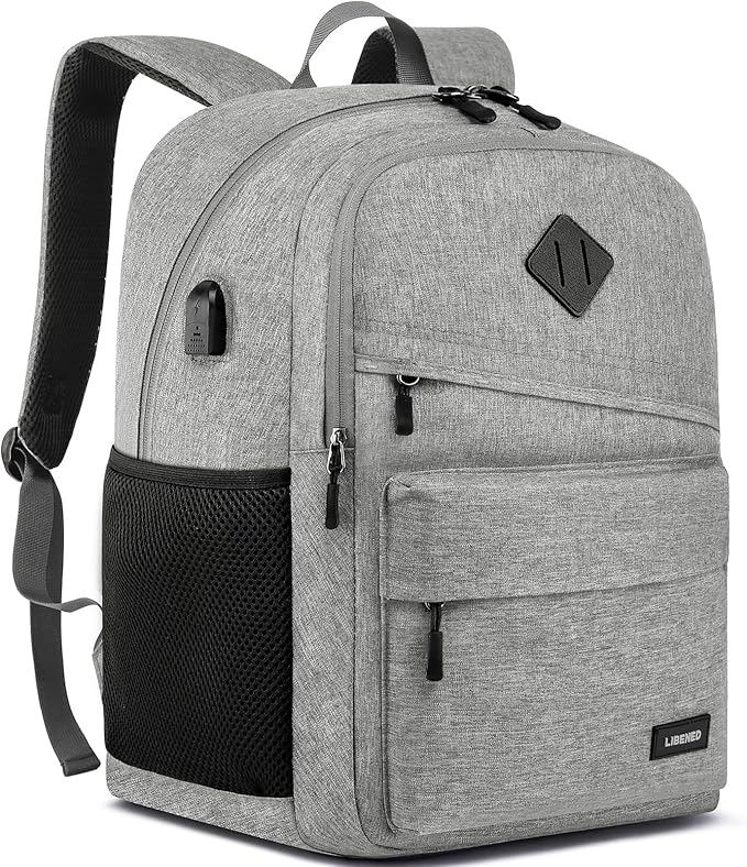 School Backpack for Teen Boys and Girls, by LIBENED