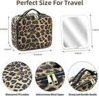 Makeup Bag with Magnetic Detachable Lighted Mirror, Travel Makeup Bag with - Image 3