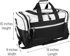 DALIX 17" Blank Duffle Bag Duffel Bag Travel Size Sports Durable Gym Bag - Image 5