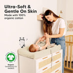 2-Pack Organic Changing Pad Covers - Image 3