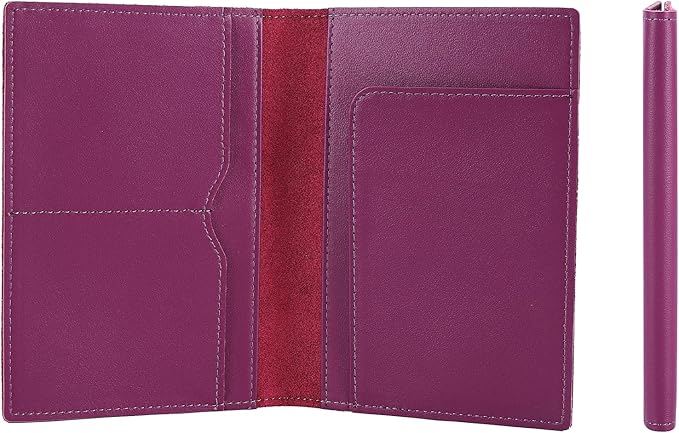 STAR VISTA Albatross Leather Travel Passport Holder, Minimalist Design by STARVISTA