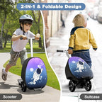 2-in-1 Ride-On Scooter Suitcase, Scooter Luggage - Image 2