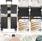 Slohif Luggage Straps for Suitcases Travel Belt Accessories Luggage Connector by Slohif