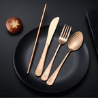 Boulder Bee Travel Utensils | Reusable Camping Cutlery | Stainless Steel - Image 6