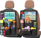 Backseat Car Organizer with Touch Screen, Kick Mats Back Seat Protector with 10 by Oneyus