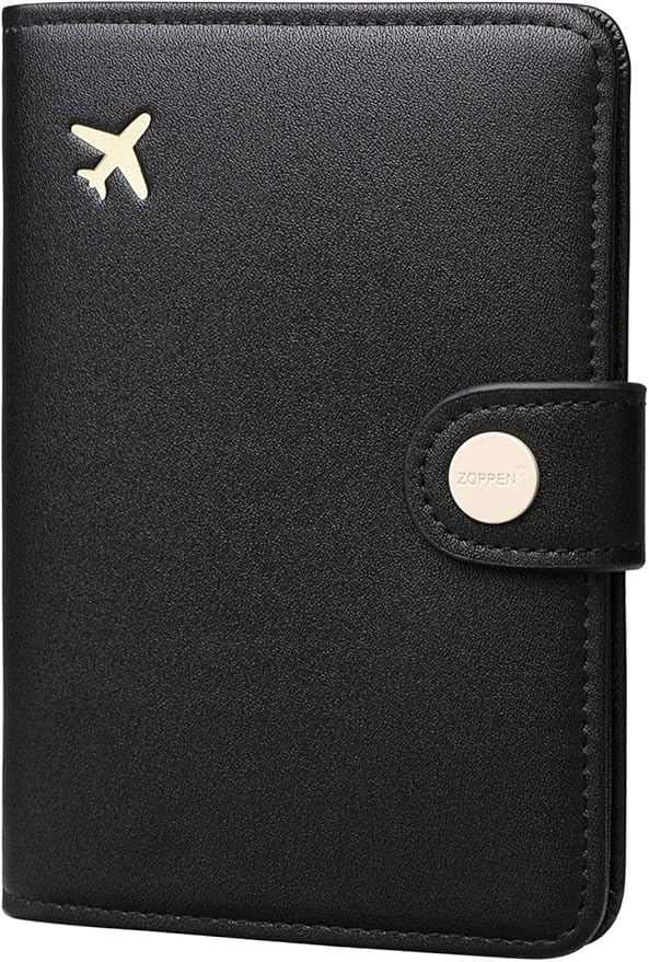 ZOPPEN Passport Holder Women Men, Passport Cover Travel Wallet Rfid Blocking by Zoppen