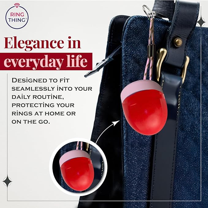 RING THING - Ring Holder Keychain, Jewelry Organizer and Storage, Portable - Image 5