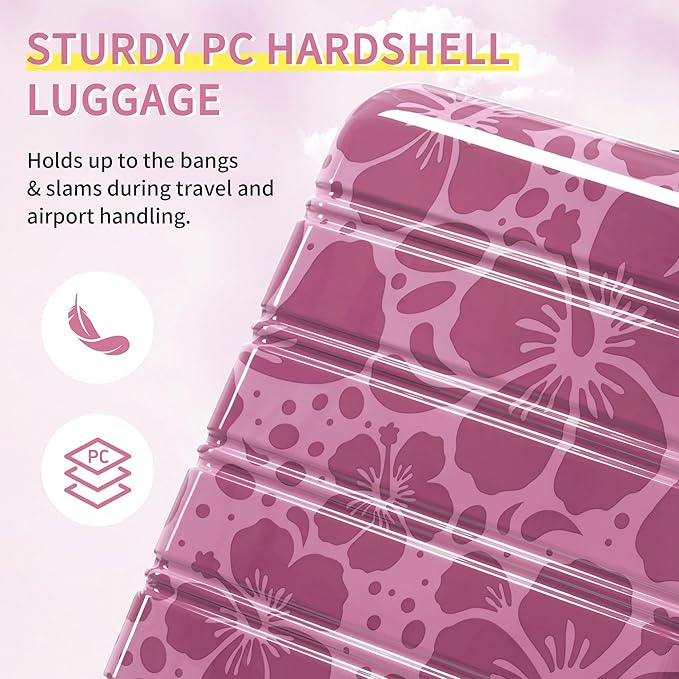 Merax Luggage Sets 3 Piece, Hardside Suitcase Set - Image 3