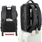 Tzowla Leather Laptop Backpack, Bag - Image 7