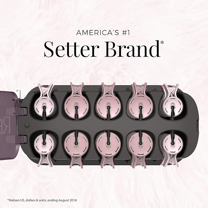 Remington Pro Hair Setter Hot Rollers, Curlers With Thermaluxe Advanced Thermal Technology (Pack of 2)