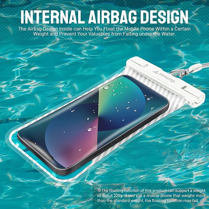 Waterproof Phone Pouch Universal IPX8 Cellphone Case Dry Bag - Image 3