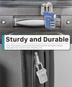 Fosmon TSA Approved Luggage Locks, Suitcase Travel Lock - Image 4
