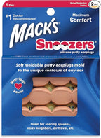 Macks Snoozers Silicone Putty Earplugs by Macks