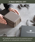TAWBURY Luxury Leather Watch Box - Image 8