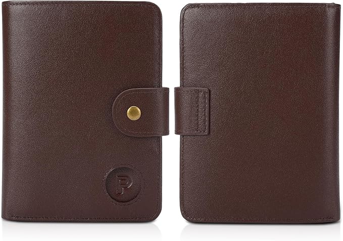 Polare Luxury RFID Blocking Leather Passport Holder Travel Wallet - Image 9