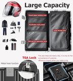 feilario 30in Super Large Captain Aluminum Frame Hardside Spinner Wheels Luggage - Image 3