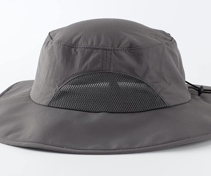 Home Prefer UPF50+ Mens Sun Hat Wide Brim Fishing Hat - Image 4