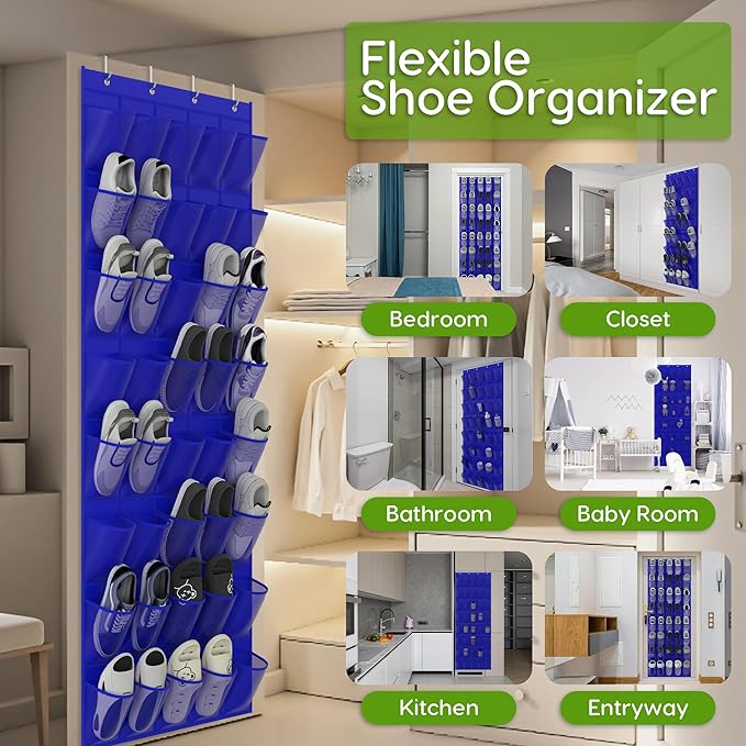 Unjumbly Over the Door Shoe Organizer - Image 3