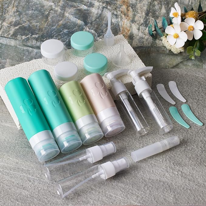 INSFIT Travel Bottles for Toiletries 23pack, TSA Approved Travel Size Toiletries - Image 6