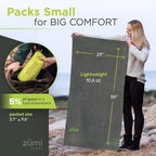 Zumi 100% Cotton Quick Dry Large Travel Towel - Image 4