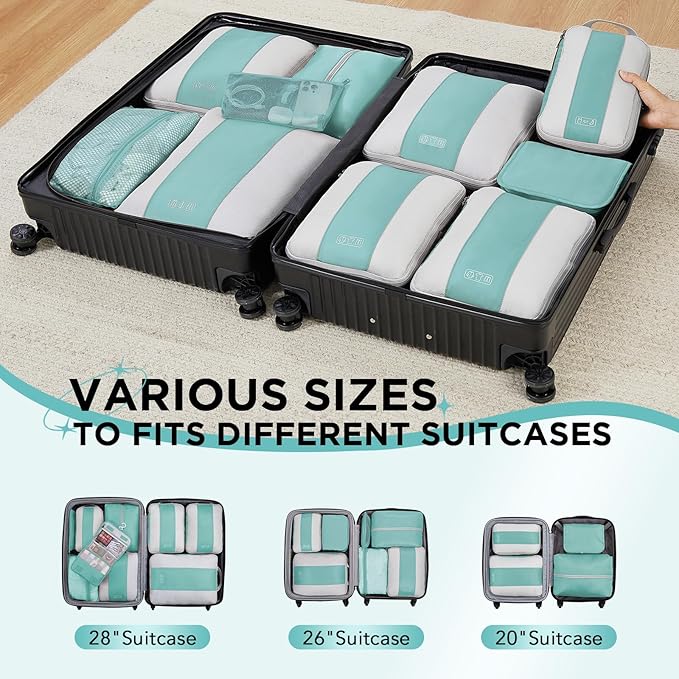 10 Set Compression Packing Cubes - Image 7