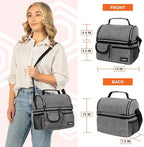 opux Lunch Box for Men, Adult Lunch Box Cooler, Insulated Lunch Bag Women - Image 3