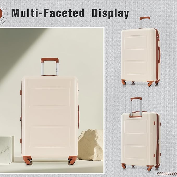 Merax Luggage Set 2 Piece Suitcase Sets - Image 2