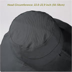 vidsel Womens Sun Hats Wide Brim Reversible Bucket Cotton Hat Packable Summer - Image 7