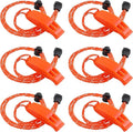 JULBEAR 6PCS Safety Survival Whistles by JULBEAR