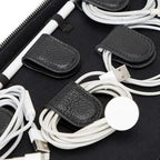 Medicine Handmade Leather Cable Organizer Bag – Full-Grain Leather Travel Tech - Image 8