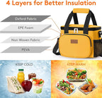 Lifewit Medium Lunch Bag Insulated Lunch Box Soft Cooler Cooling Tote - Image 2