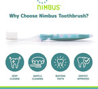 NIMBUS Extra Soft Toothbrushes, Periodontist Design Tapered Bristles - Image 4