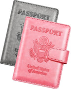Herain Passport Holder for Travel Cruise Essentials, RFID Passports Book Card by WelcometoHerain
