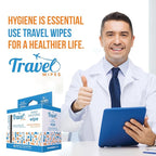 Hand Sanitizing Travel Wipes – 15ct Individually Wrapped | Fresh Citrus Scent - Image 3