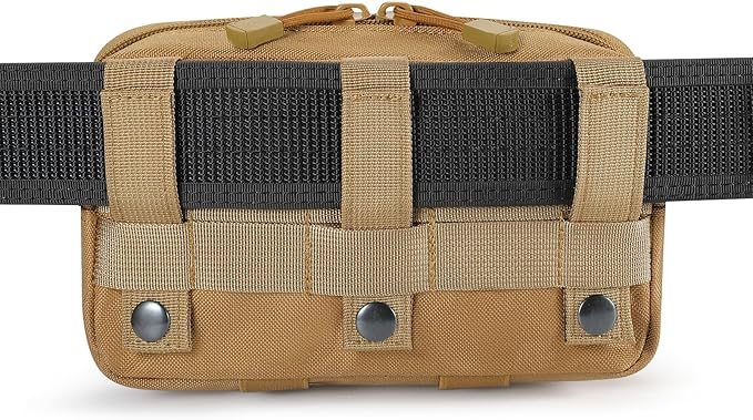 Tactical Molle Admin Pouch Utility Laser Cut EDC Tool Pouch Bag Horizontal - Image 5