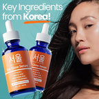 SeoulCeuticals Large 2oz Korean 20% Vitamin C Hyaluronic Acid Serum + CE Ferulic Acid - Potent Anti Aging Vit C, Anti Wrinkle K Beauty Skincare (Pack of 2)