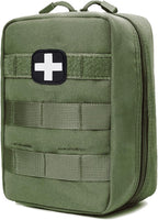 First Aid Kit EMT Medical IFAK Pouch, Molle Tactical Med Emergency Trauma Bag by GHFY