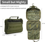VELVEBAG Mens Toiletry Travel Bag Hanging Toiletry Bag Toiletry Bag Shaving Bag - Image 3