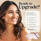 Pure Silk Sleep Mask Light Blocking Travel Essentials. Eye Masks - Image 4
