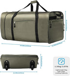 Finnhomy 100L Foldable Rolling Duffel Bag - Image 2