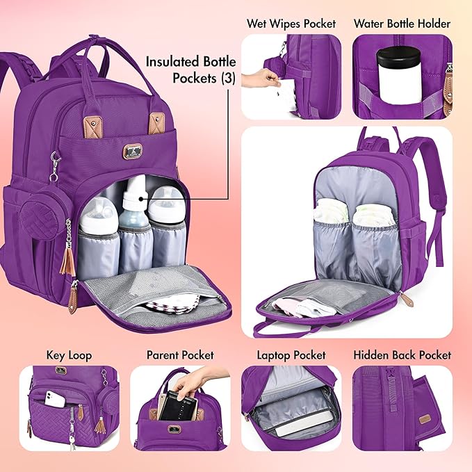 Dikaslon Diaper Bag Backpack - Image 4
