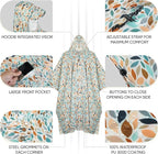 PTEROMY Hooded Rain Poncho for Adult - Image 2