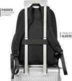 ZORFIN 26L Black Backpack for College, and Travel: Water Resistant Bookbag - Image 5