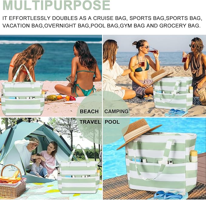 Waterproof Beach Tote Pool Bags - Image 8